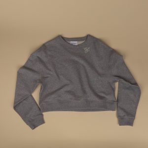 Shrunken Terry Sweatshirt Heather